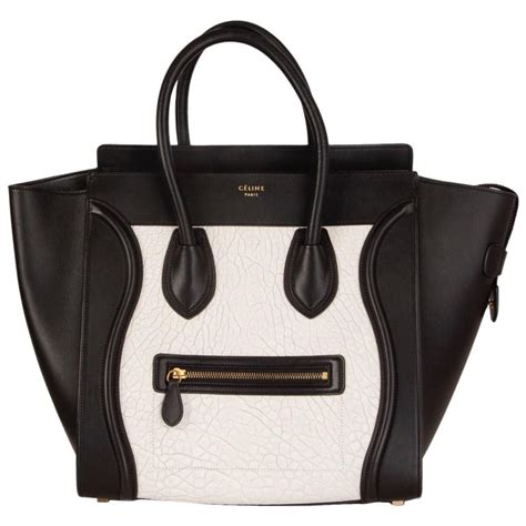 celine paris black and white bag|celine cross over bag.